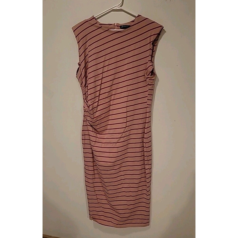 Pretty Garden Asymmetrical Long Dress With Side Cinch & Slit,  Size XXL